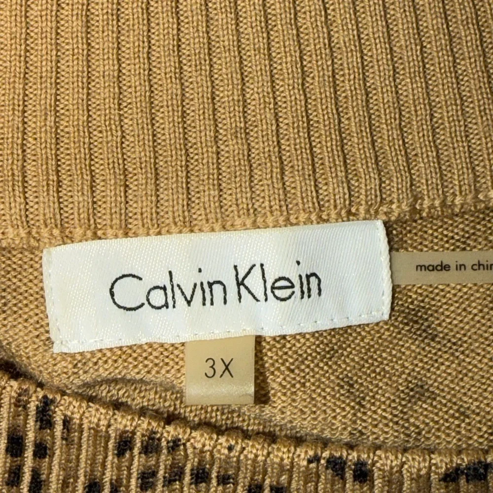 Calvin Klein Leopard Print Sweater